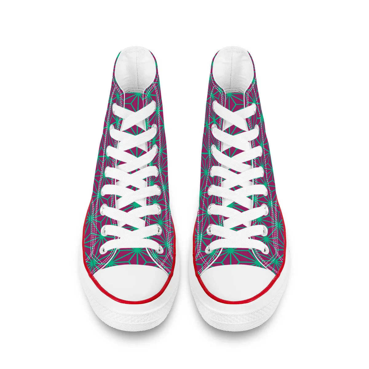 Chiyoda Line High Top Canvas Shoes